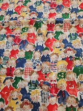 VTG HTF 1994 Alexander Henry JJs First Grade Class Nicole DeLeon 1.5 Yrds X 44"