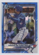 2021 Bowman Chrome Draft Sapphire Edition Rikelvin De Castro #BDC-188 0ji1
