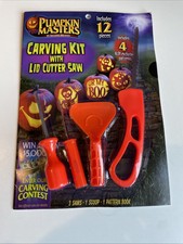 Pumpkin Masters Carving Kit w/ Lid Cutter Saw...