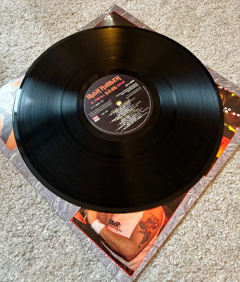 Iron Maiden A Real Dead One Vinyl Gatefold - Image 3 of 4
