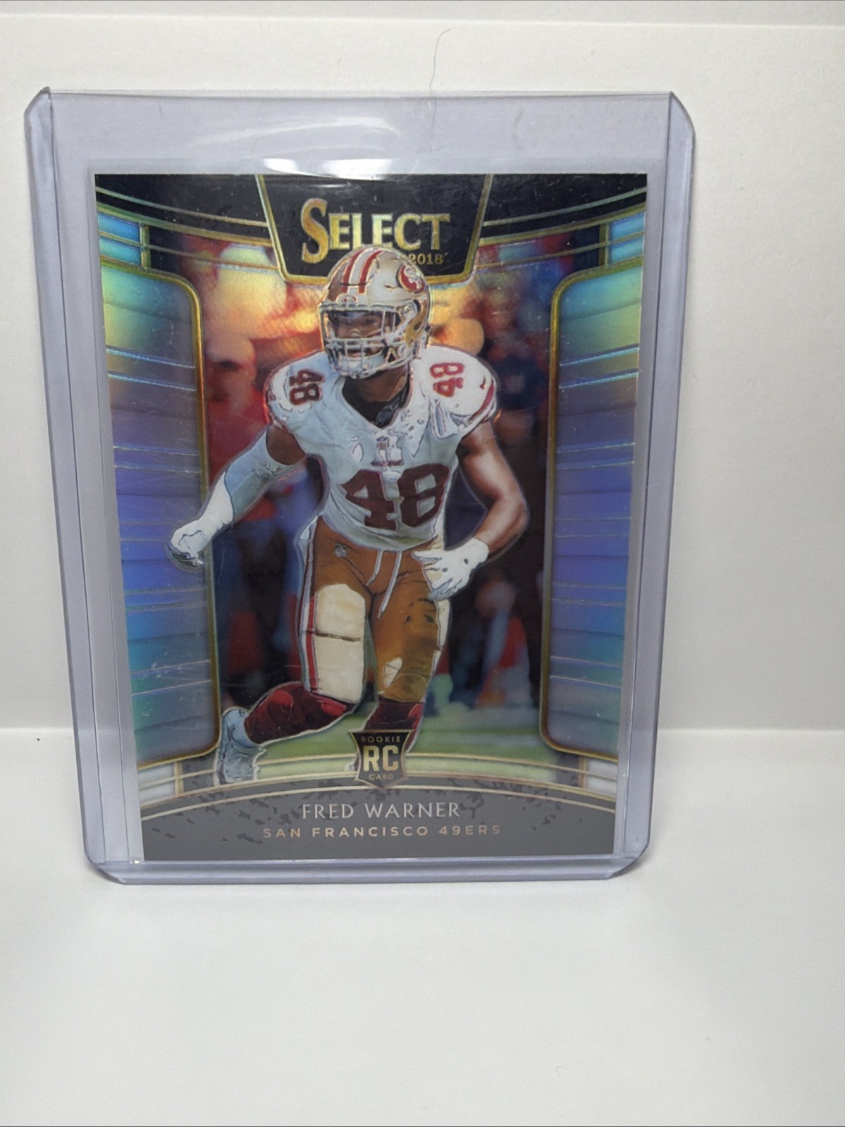 2018 Select Fred Warner Concourse Rookie Prizms Silver #35