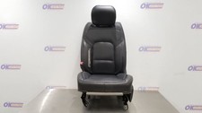 19 Dodge Ram 1500 Rebel Seat Front Left Driver Black Leather Vinyl Power Heated
