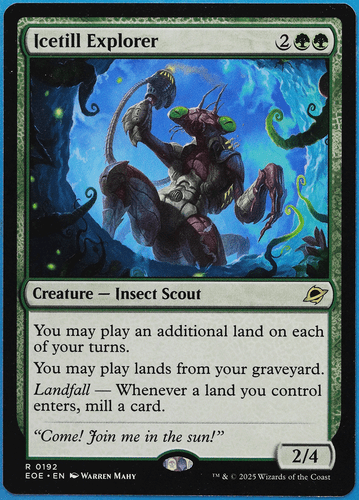 Icetill Explorer Edge of Eternities NM Green Rare MTG CARD (ID# 504052) ABUGames