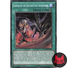 Yugioh Karma der Zerstörung Schwertkämpfer BOSH-DE060 Common 1. Auflage NM