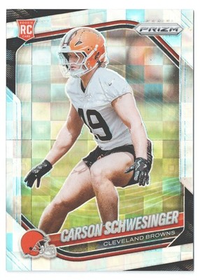 2025 Panini Prizm - Rookies Carson Schwesinger #384 Pandora Prizm