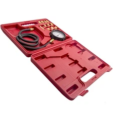 Engine Oil Pressure Tester Gauge Diagnostic Auto Trans Fittings Kit 500PSI