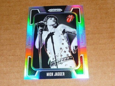 2025 Panini Prizm THE ROLLING STONES SILVER PRIZM MICK JAGGER #7