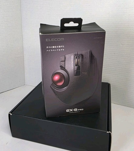 ELECOM EX-G Pro Trackball Mouse M-XPT1MRXBK Authentic Open Box