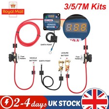 Split Charge Relay Kit Ready Made 12V 140A Voltage Senstive VSR Caravan RV