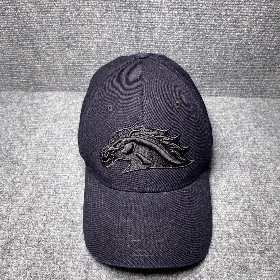 Western Michigan Broncos Hat Cap Fitted Mens 7 7/8 Black NCAA Football WMU - Image 2 of 4