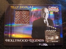 2007 DONRUSS AMERICANA HOLLYWOOD LEGENDS TELLY SAVALAS RELIC Material /500