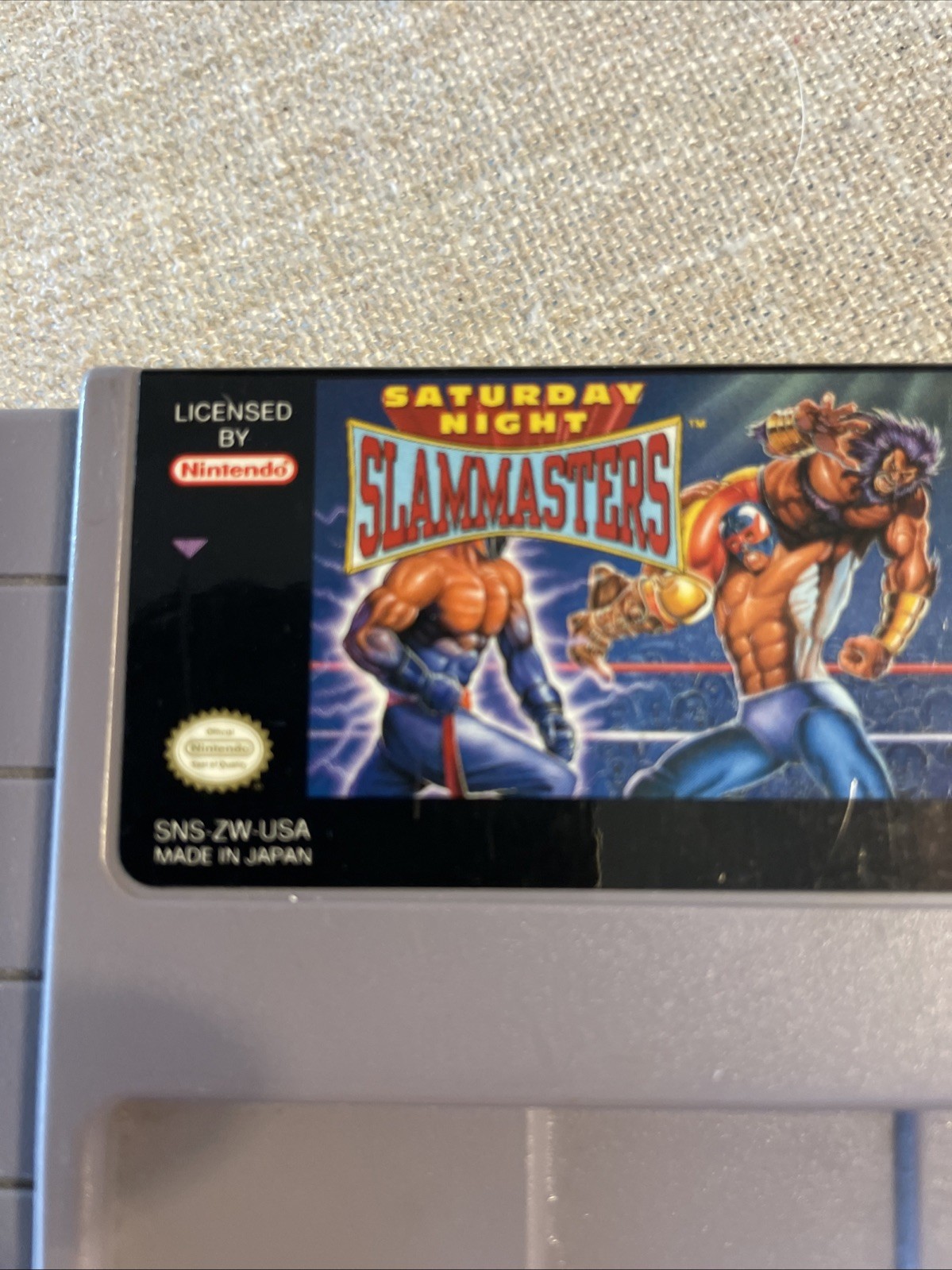 Saturday Night Slam Masters (Super Nintendo Entertainment System) with Manual