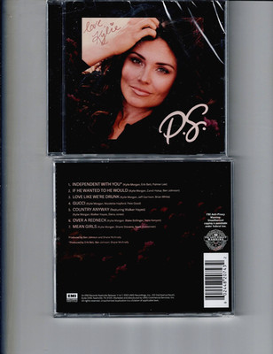 KYLIE MORGAN - P.S.  (CD 2022)  NEW  *7 TRACKS*  *SIGNED ART CARD*