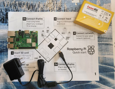 Raspberry Pi 3B+ Model B Plus (B+) Single Board Computer, Canakit Power Adapter