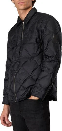 Rag & Bone DANE Quilted Jacket Zip Up Puffer Black MEDIUM $498 - Image 2 of 4