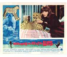 JULIETTE GRECO JSA Autographed Where The Truth Lies FREE SHIP! 11X14 Lobby Card