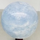 4000G Natural Blue Celestite Crystal Sphere Ball Healing Madagascar — photo 3