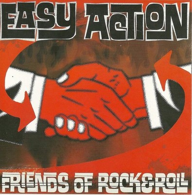 Easy Action - Friends Of Rock And Roll White Splatter On Black Color Vinyl LP Re