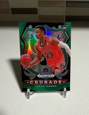 2020-21 Panini Prizm Draft Picks - Crusade Isaac Okoro Bulls Green Prizm (RC)