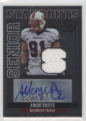2007 Topps Draft Picks & Prospects (DPP) 60/75 Amobi Okoye Rookie Auto RC 0v1
