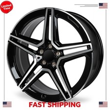20x8.5 Amg Style Alloy Black Wheel Rim Replacement For Mercedes Benz S500 S550