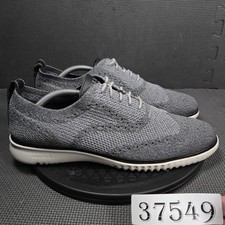 Cole Haan Zerogrand Shoes Mens Size 11 Gray Knit Casual Sneakers Comfort C27565