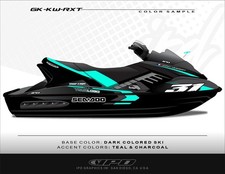 IPD Jet Ski Graphic Kit for Sea-Doo Gen-1 GTX 4-Tec & RXT (KW Design)