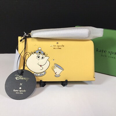 Disney X Kate Spade New York Beauty And The Beast Medium L Zip