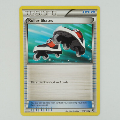 roller skates pokemon card - 125/146 - Uncommon If you discarded an Energy card in this way Roller Skater (Trainer class) -