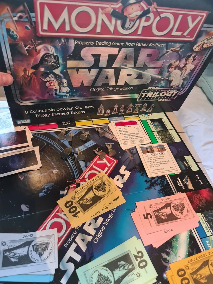 Monopoly Star Wars Trilogy Edition 8 Collectibles Figurines en Métal Rares ! - Photo 3/3
