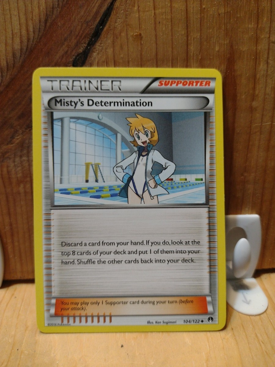 Pokemon Card 2016: TRAINER SUPPORTER: Misty's Determination 104