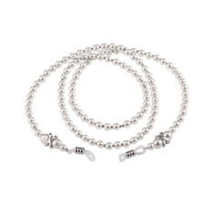 Eye Glass Cord White Pearls Glasses Sunglasses Spectacles Chain Holder Lanyard