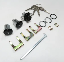 Black Doors&Hatch Lock Cylinder Set PY472 for Chevrolet Camaro Pontiac Firebird