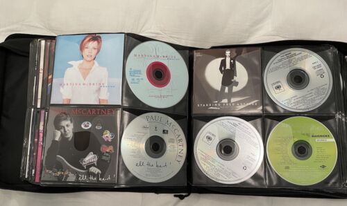 Huge Lot Of 108 CDs in Case Logic Case: Promos Rock Country Pop 80s Broadway - Bild 1 von 24
