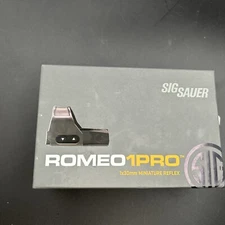 *READ* Sig Sauer #SOR1P100 ROMEO1PRO 1x30mm 3 MOA Reflex Red Dot Sight w/ Shroud
