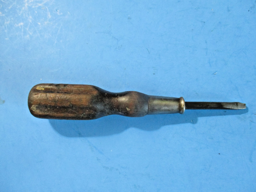 vintage Stanley Hurwood 5-5/8" USA slotted screwdriver - Foto 7 di 7