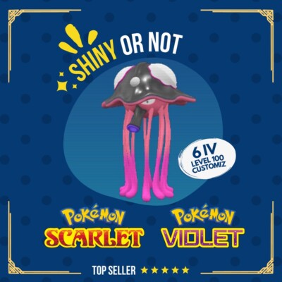 Toedscruel Shiny or Non   6 IV Competitive Customizable Pokémon Scarlet Violet