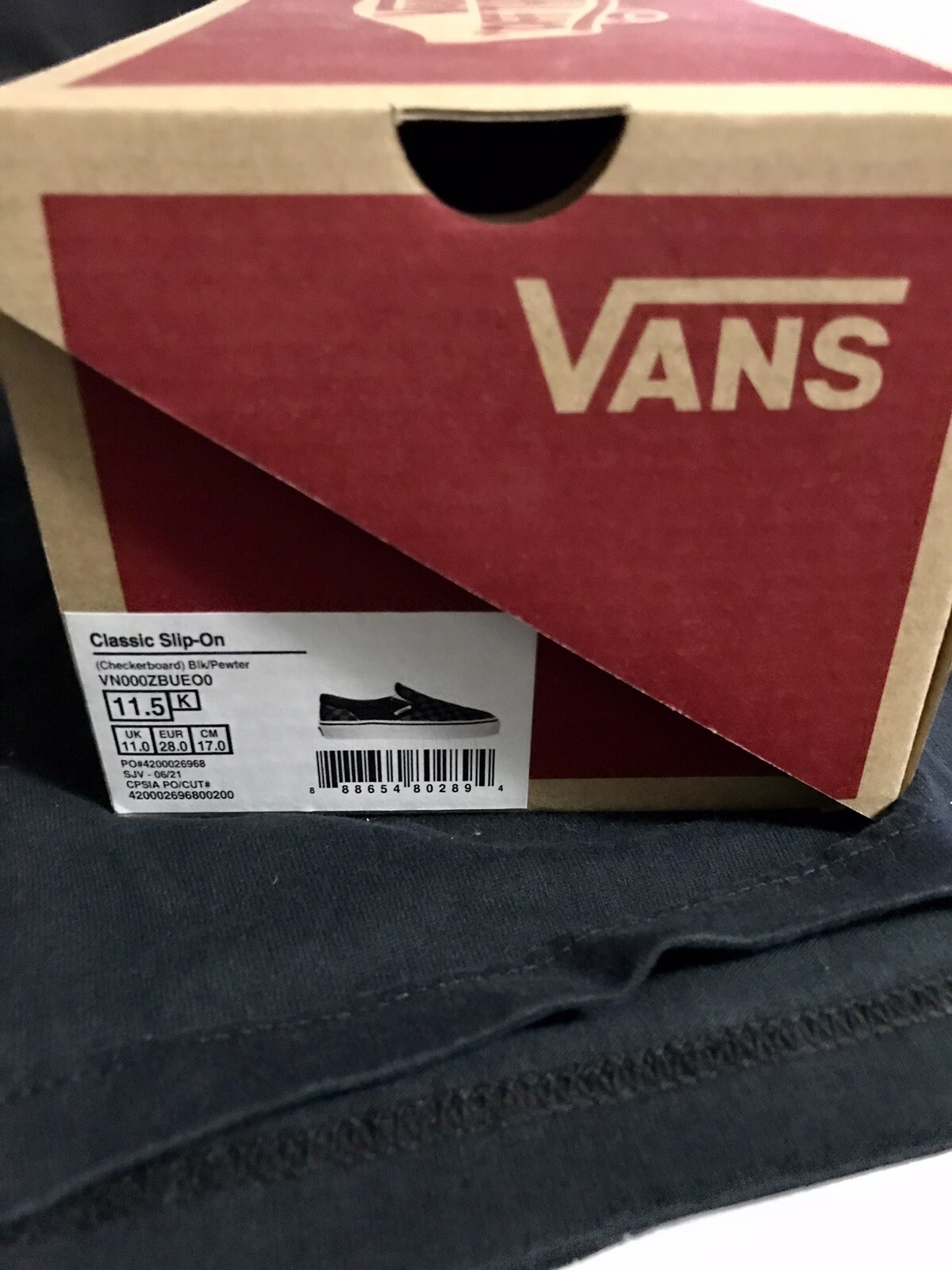 NEW Vans Kids Toddler Unisex CLASSIC SLIP ON Shoes Youth Skateboard Sneaker