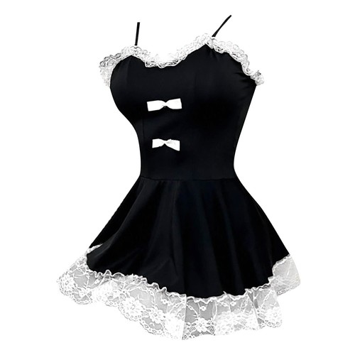 Sexy Lingerie for Women School Girl Cosplay Maid Dress Costume Fancy Uniform US - Picture 109 of 124