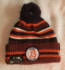 TEAM APPAREL NFL Chicago Bears /BLUE/ORANGE/WHITE Knit Boggin Hat -  NEW w/TAG