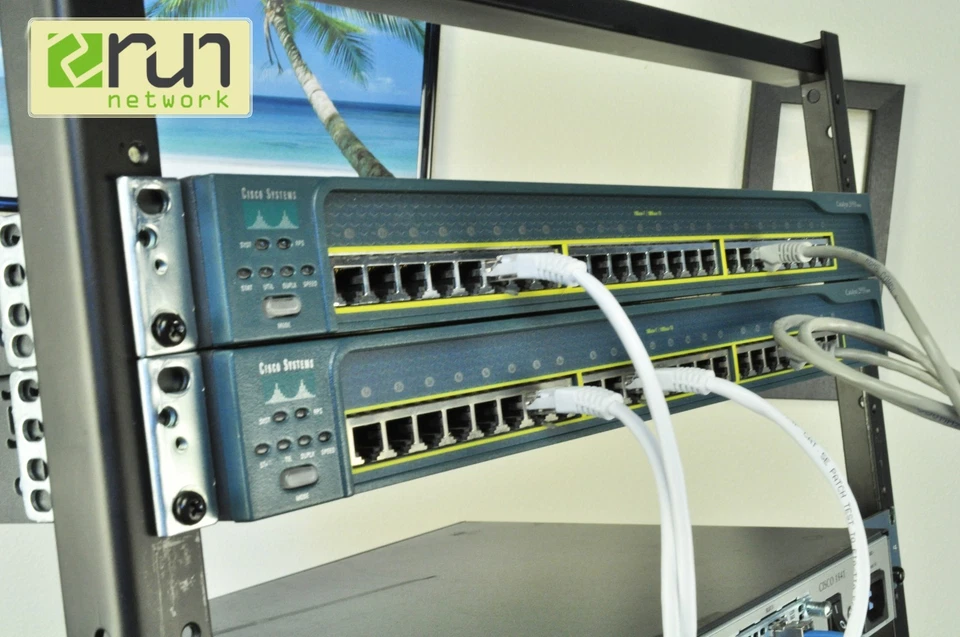 Cisco Premium CCENT CCNA CCNP R&S SECURITY Home Lab KIT BONUS 12U Rack & DVD - Image 4 of 4