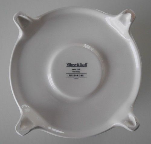 CASI COMO NUEVO: ESTUFAS VILLEROY & BOCH ROSA SALVAJE DE UNA PIEZA ¡GRANDES! 13,8 cm! - Imagen 5 de 5
