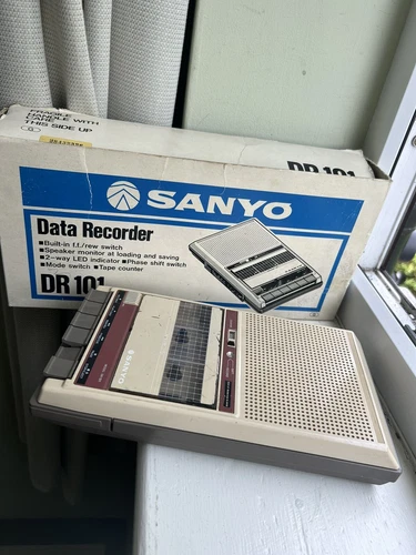Vintage Sanyo DR101 Data Recorder In Box