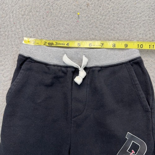 Polo Ralph Lauren Sweat Shorts Boys Size 7 Black Big Pony Athleisure Pockets - Picture 2 of 8