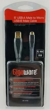 Gigaware® 6-Ft. USB-A to Micro USB-B Male Peripherals Cable m-4