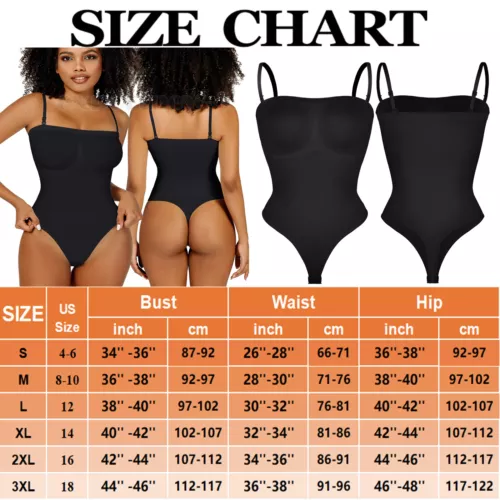 Body donna modellante a compressione senza spalline modellante controllo pancia tubetop - Foto 32 di 42