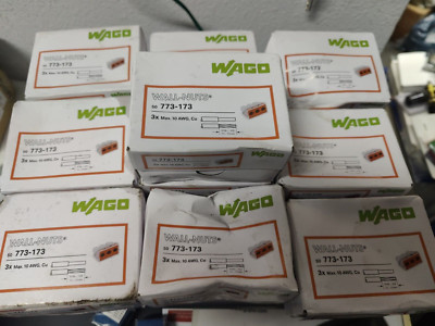 500x , WAGO 773-173 Connecting Clamp 3 X 6mm AWG 14-10