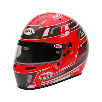 Bell KC7-CMR Champion Kart Helmet Full Face Charcoal/Red SNELL CMR2016