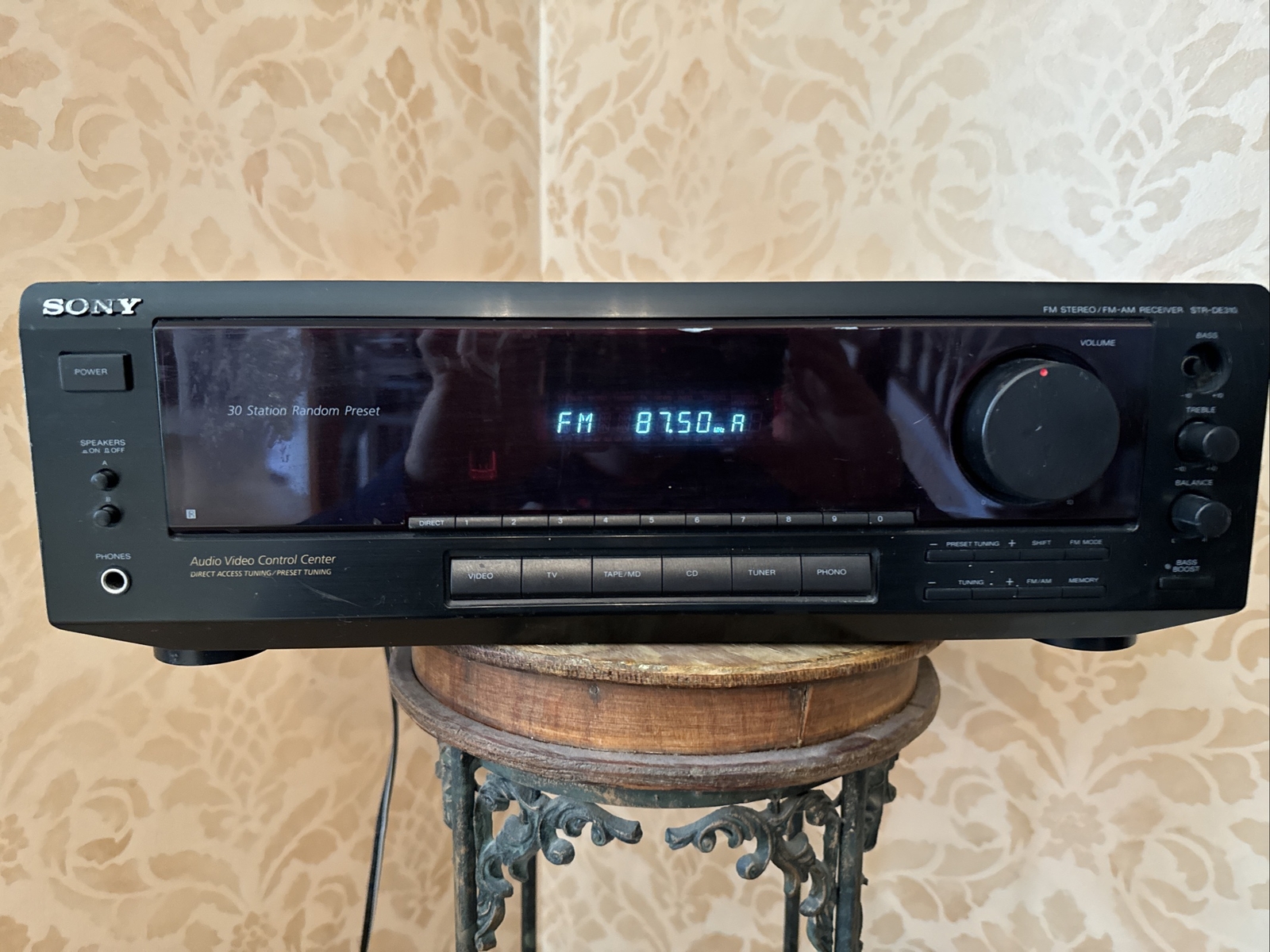 Sony STR-DE310 Stereo FM-AM Receiver. Black.  (TESTED) (READ)