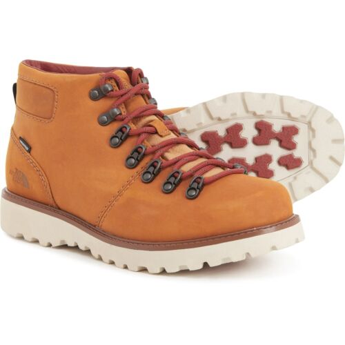 The North Face Men's Ballard 6" Waterproof Boots-Camel Brown/Slickrock Red-NWB - Picture 1 of 6